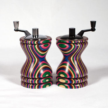 Set of five color Ferris mini-grinders