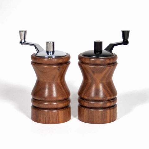 Set of Ferris mini-grinders made in Walnut - Dailey Woodworking