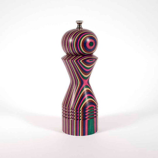 8 Inch Five Color Morrison Pepper Mill - Dailey Woodworking