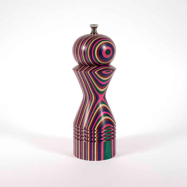 8 Inch Five Color Morrison Pepper Mill - Dailey Woodworking