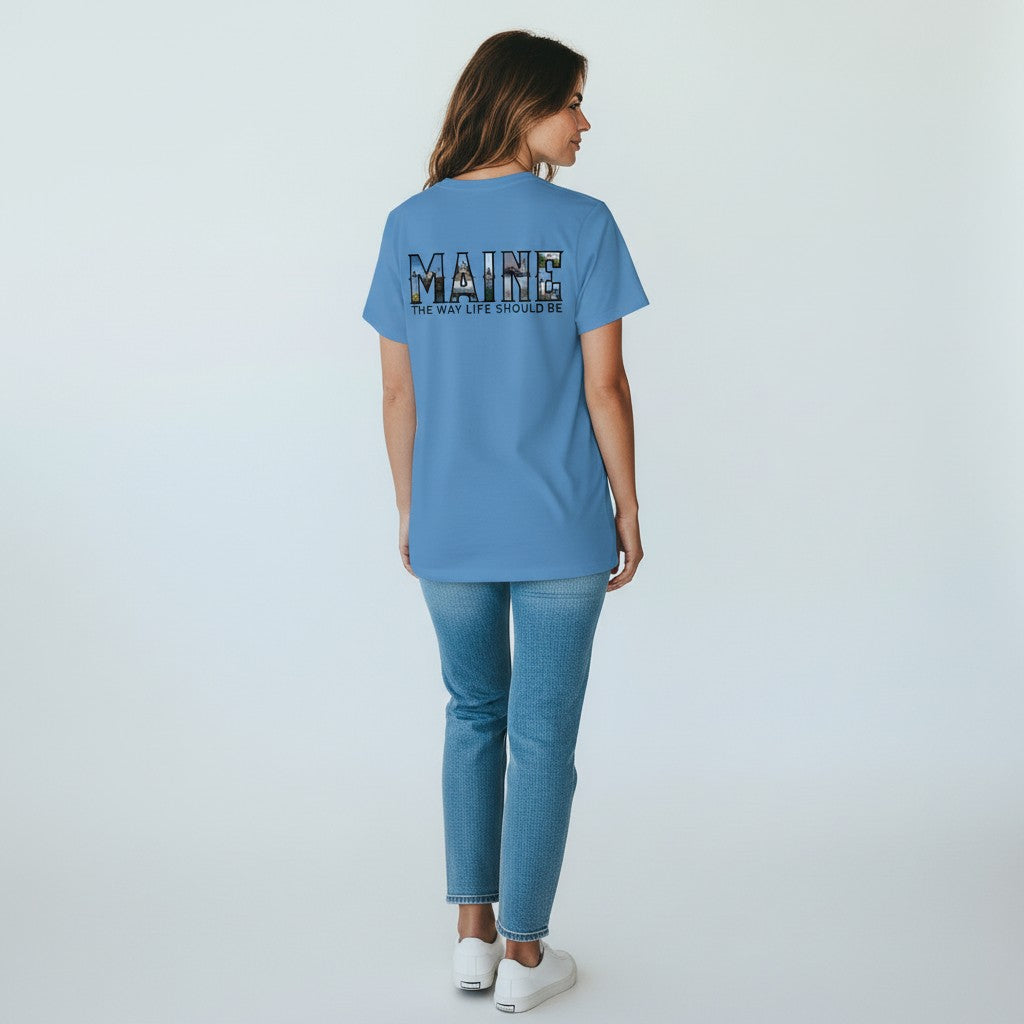 Short sleeve t-shirt, Maine Lighthouse shirt