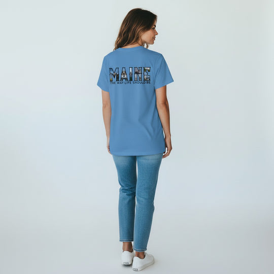 Short sleeve t-shirt, Maine Lighthouse shirt