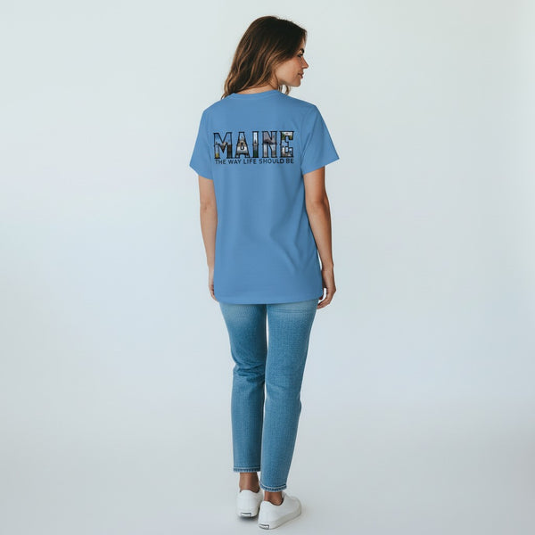 Short sleeve t-shirt, Maine Lighthouse shirt