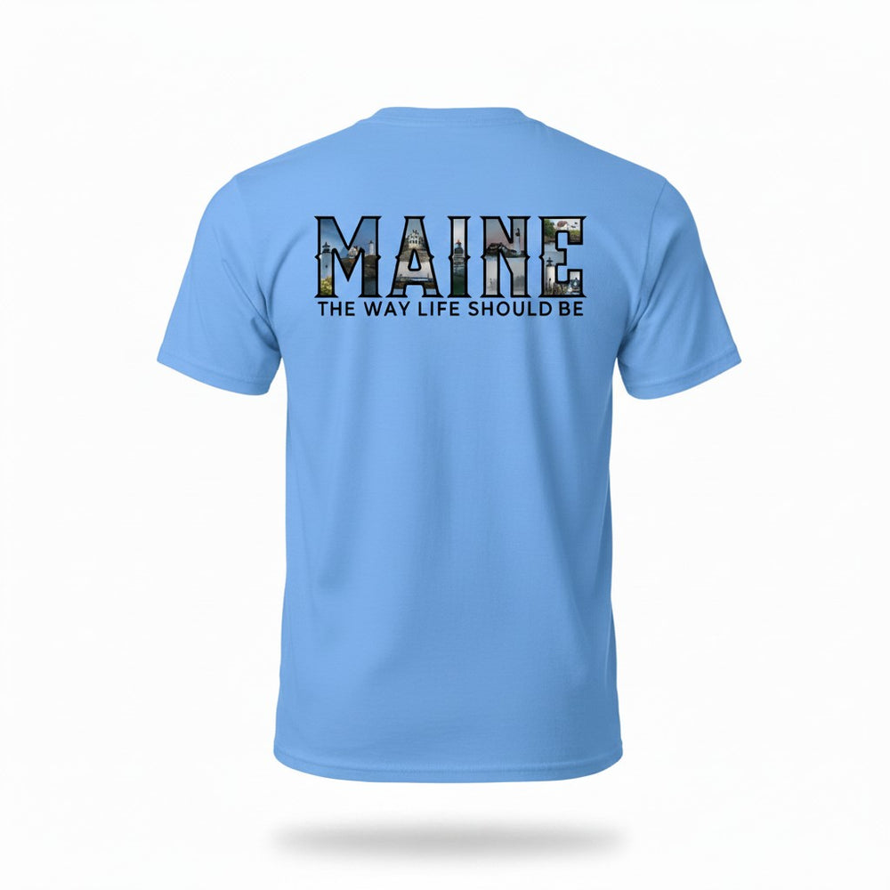 Short sleeve t-shirt, Maine Lighthouse shirt