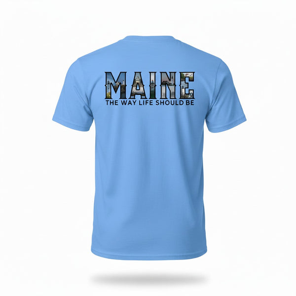 Short sleeve t-shirt, Maine Lighthouse shirt