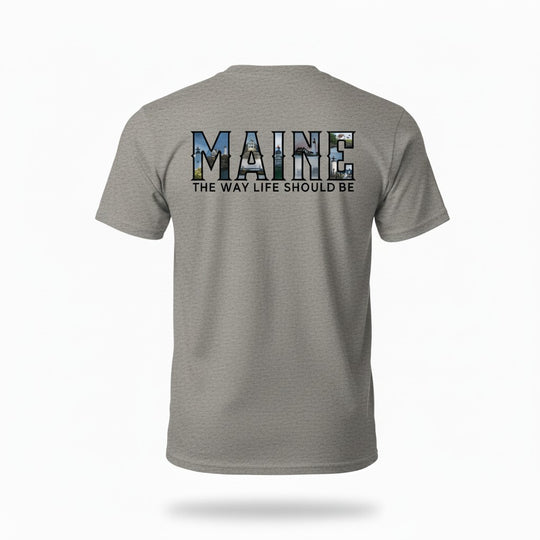Short sleeve t-shirt, Maine Lighthouse shirt