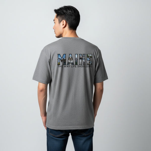Short sleeve t-shirt, Maine Lighthouse shirt