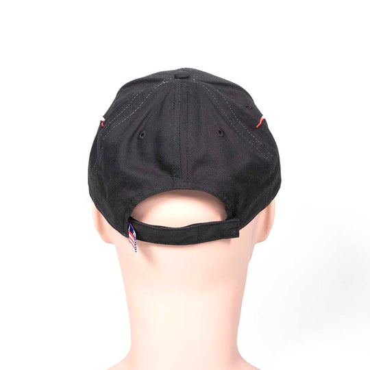 Black cap with &