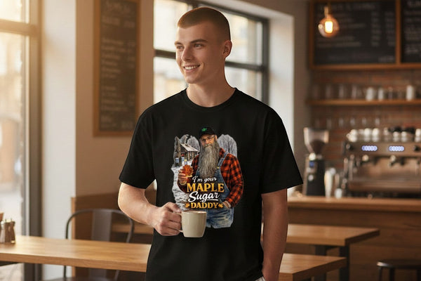 Dailey Woodworking black short sleeve t-shirt with a humorous