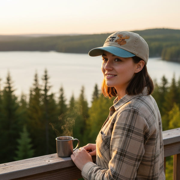 Carthage, Maine Moose Embroidered Hat
