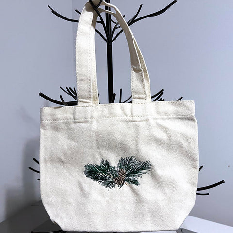 Tote Bag, Small, Pinecone