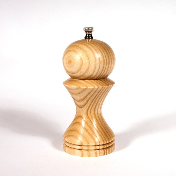 6 Inch Ash Morrison Salt Mill - Dailey Woodworking