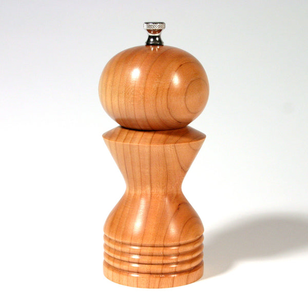 6 Inch Cherry Morrison Pepper Mill - Dailey Woodworking