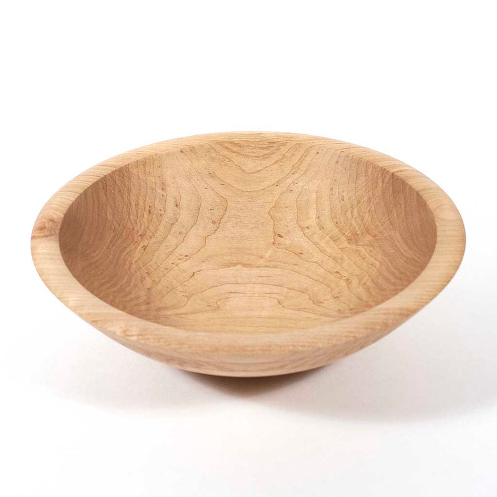 8.5 inch Curly Maple wood bowl view 2 - Dailey Woodworking