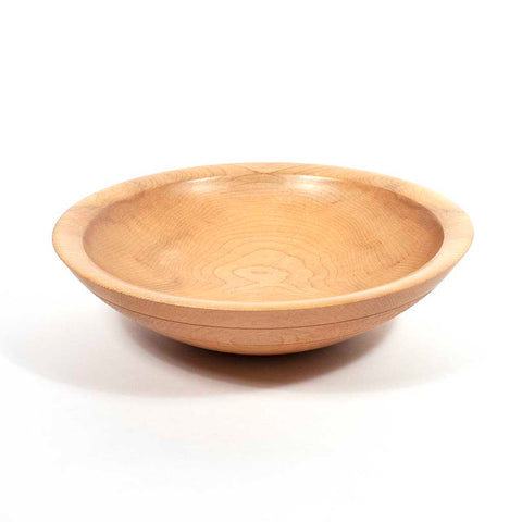 9 Inch Maple Wooden Bowl - Dailey Woodworking