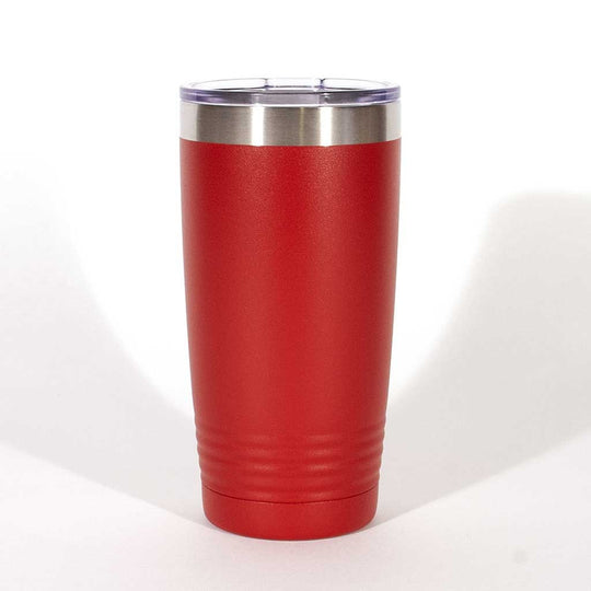 Red 20 ounce tumbler - Dailey Woodworking