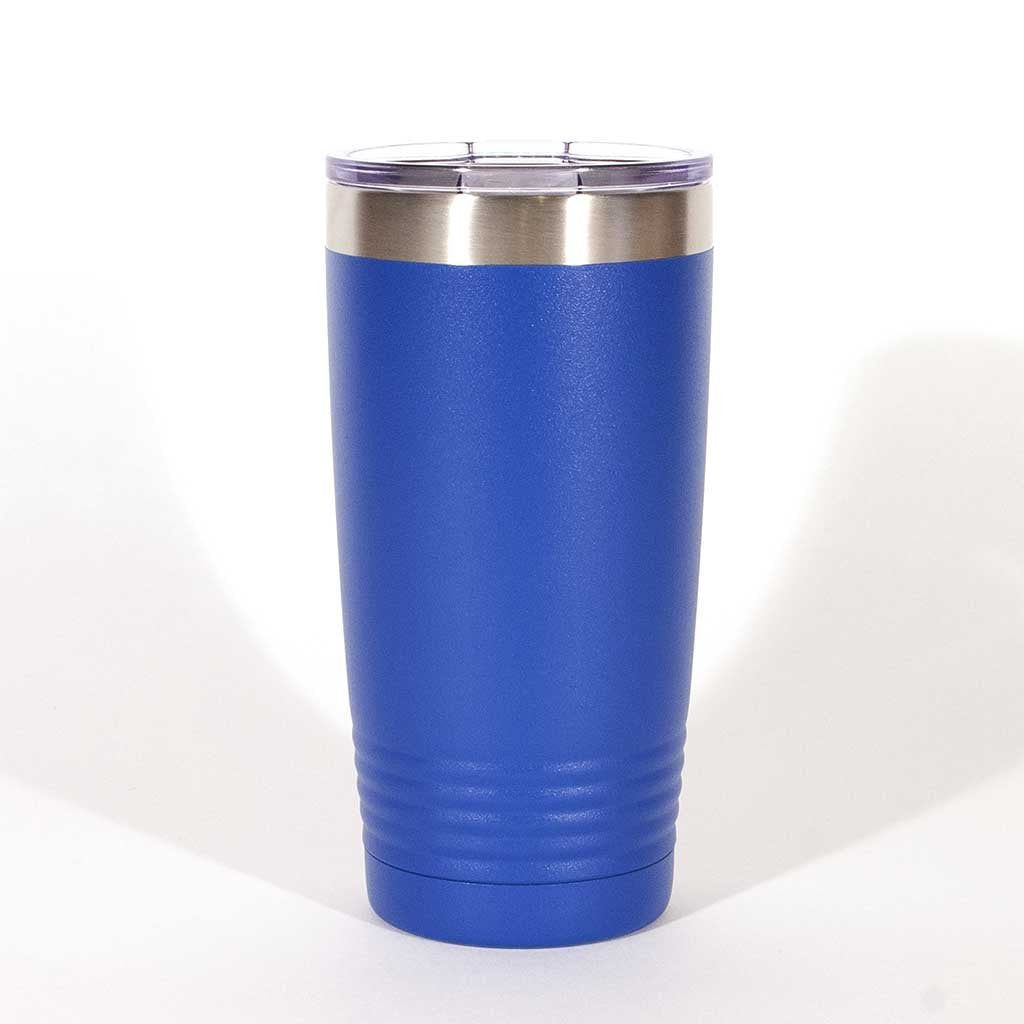 Royal Blue 20 ounce tumbler - Dailey Woodworking