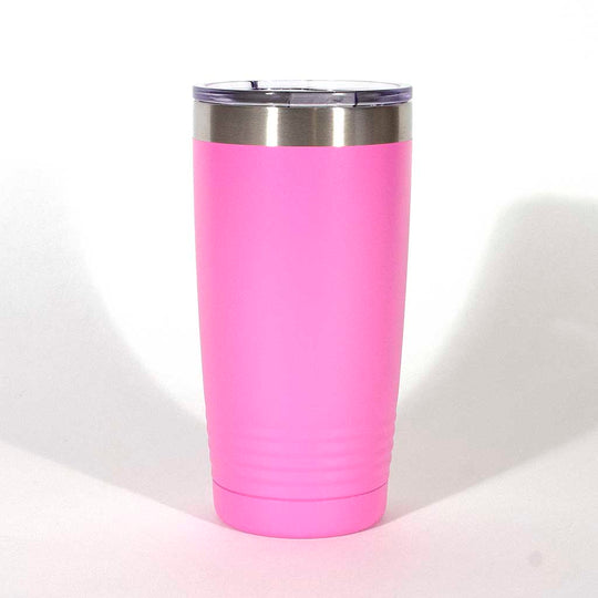 Pink 20 ounce tumbler - Dailey Woodworking