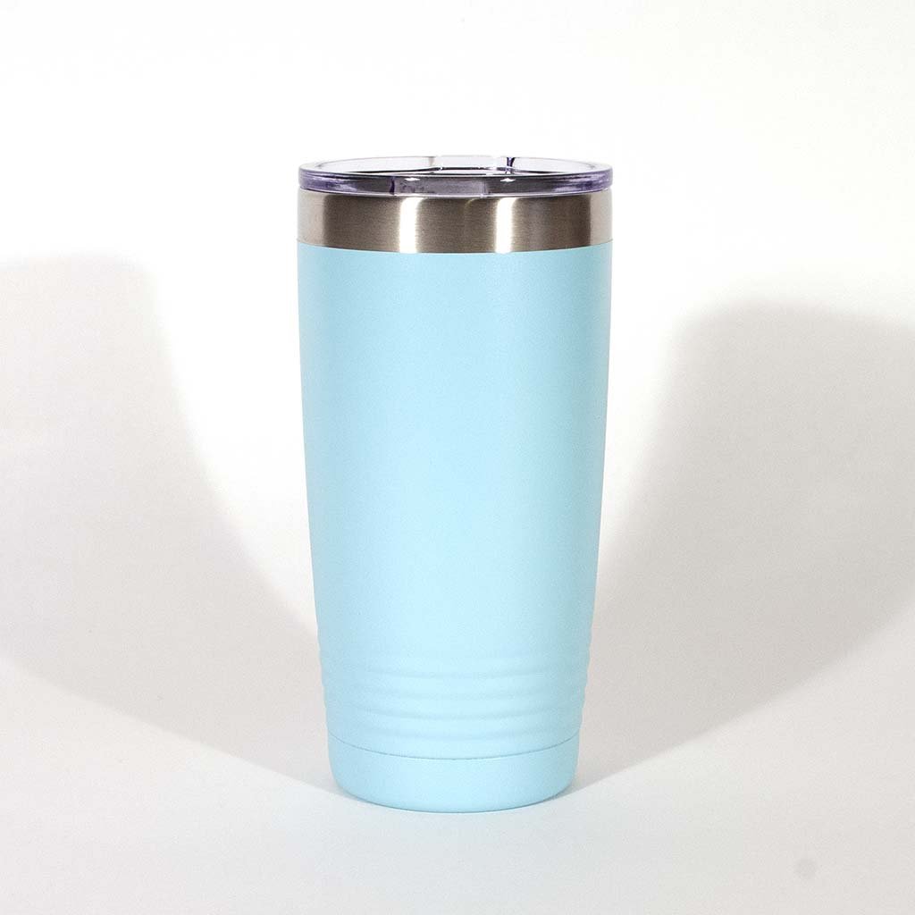 Teal 20 ounce tumbler - Dailey Woodworking