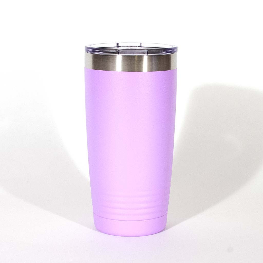 Light Purple 20 ounce tumbler - Dailey Woodworking