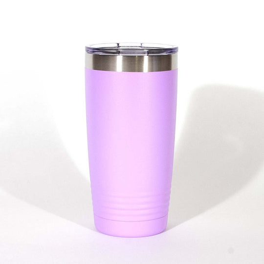 Light Purple 20 ounce tumbler - Dailey Woodworking