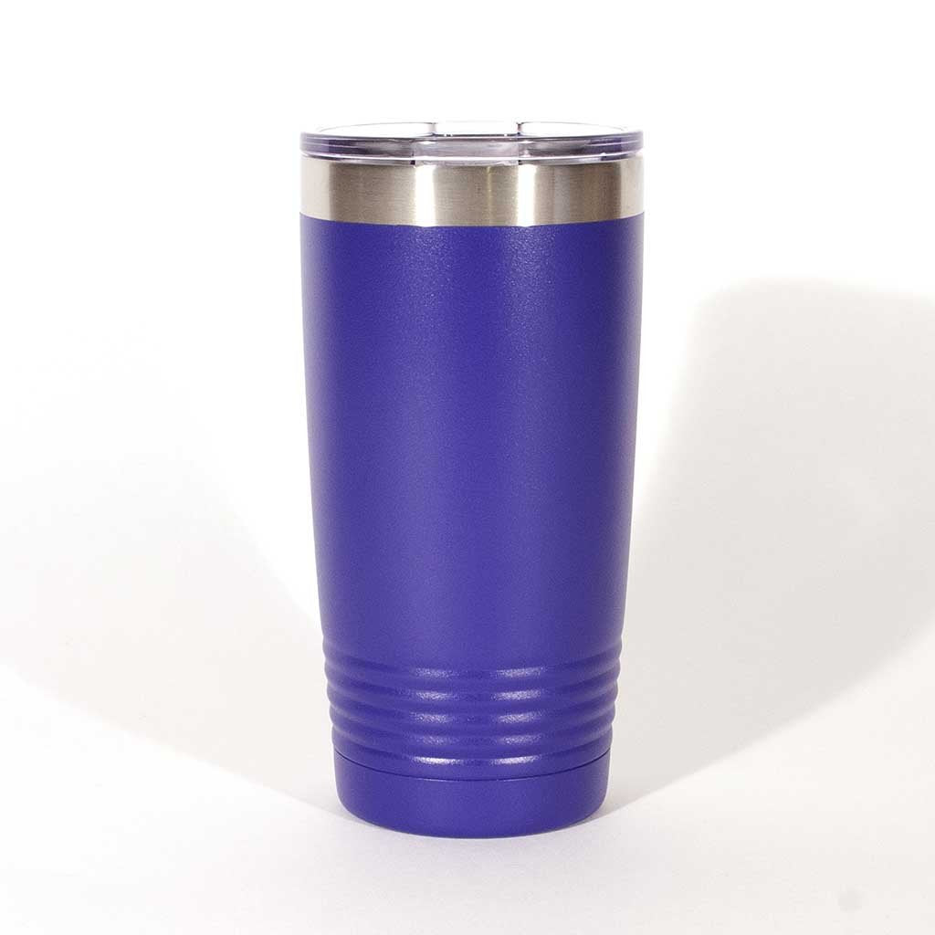 Dark Purple 20 ounce tumbler - Dailey Woodworking