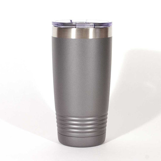 Dark Gray 20 ounce tumbler - Dailey Woodworking