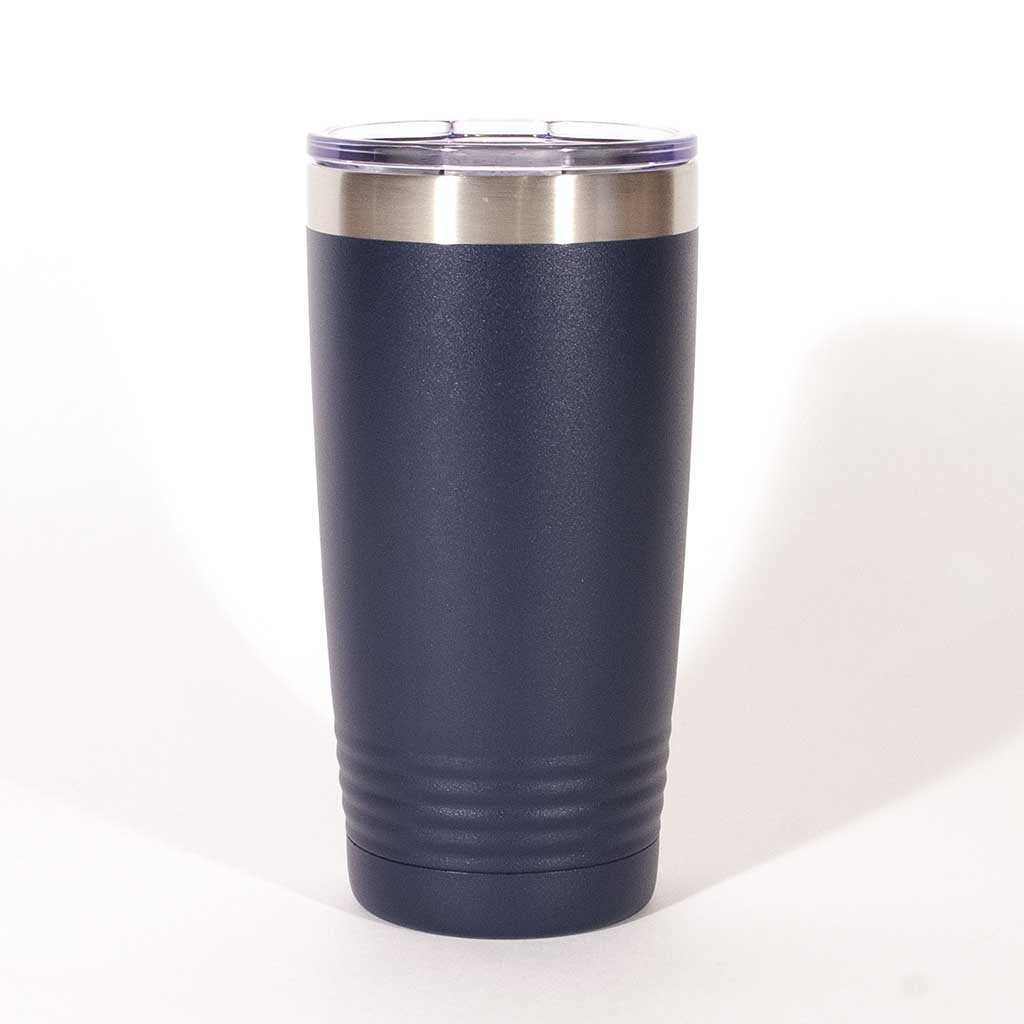 Navy Blue 20 ounce tumbler - Dailey Woodworking 