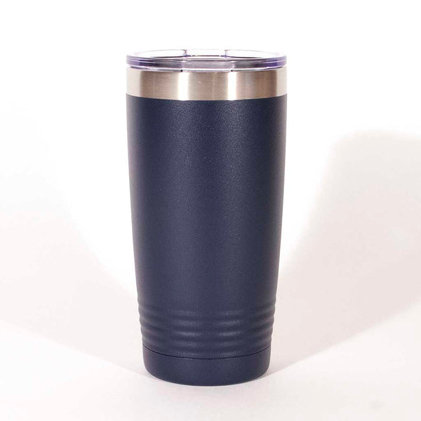 Navy Blue 20 ounce tumbler - Dailey Woodworking