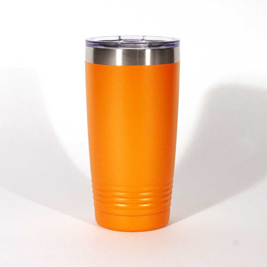 Orange 20 ounce tumbler - Dailey Woodworking