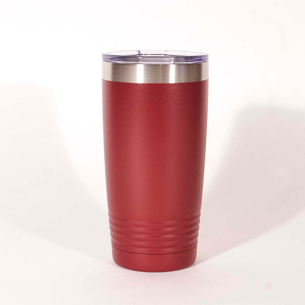 Maroon 20 ounce tumbler - Dailey Woodworking