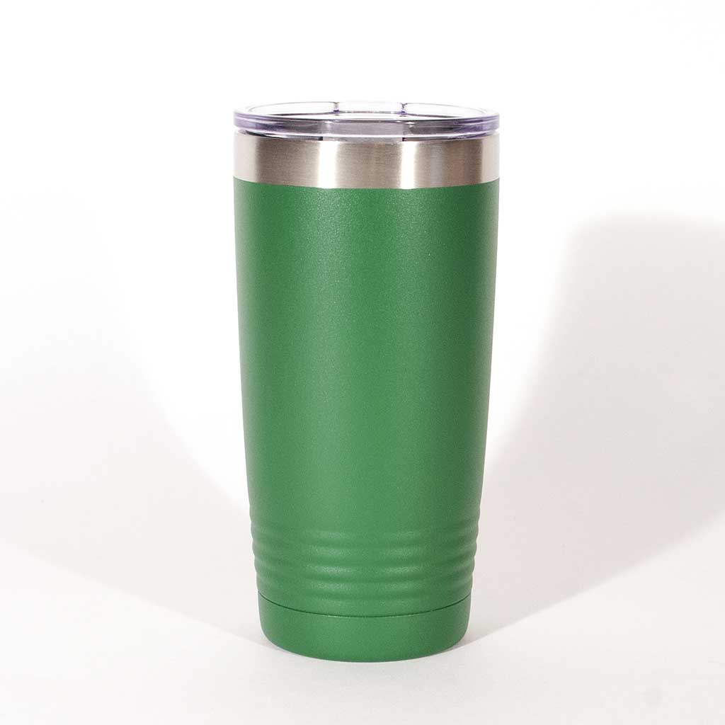 Green 20 ounce tumbler - Dailey Woodworking