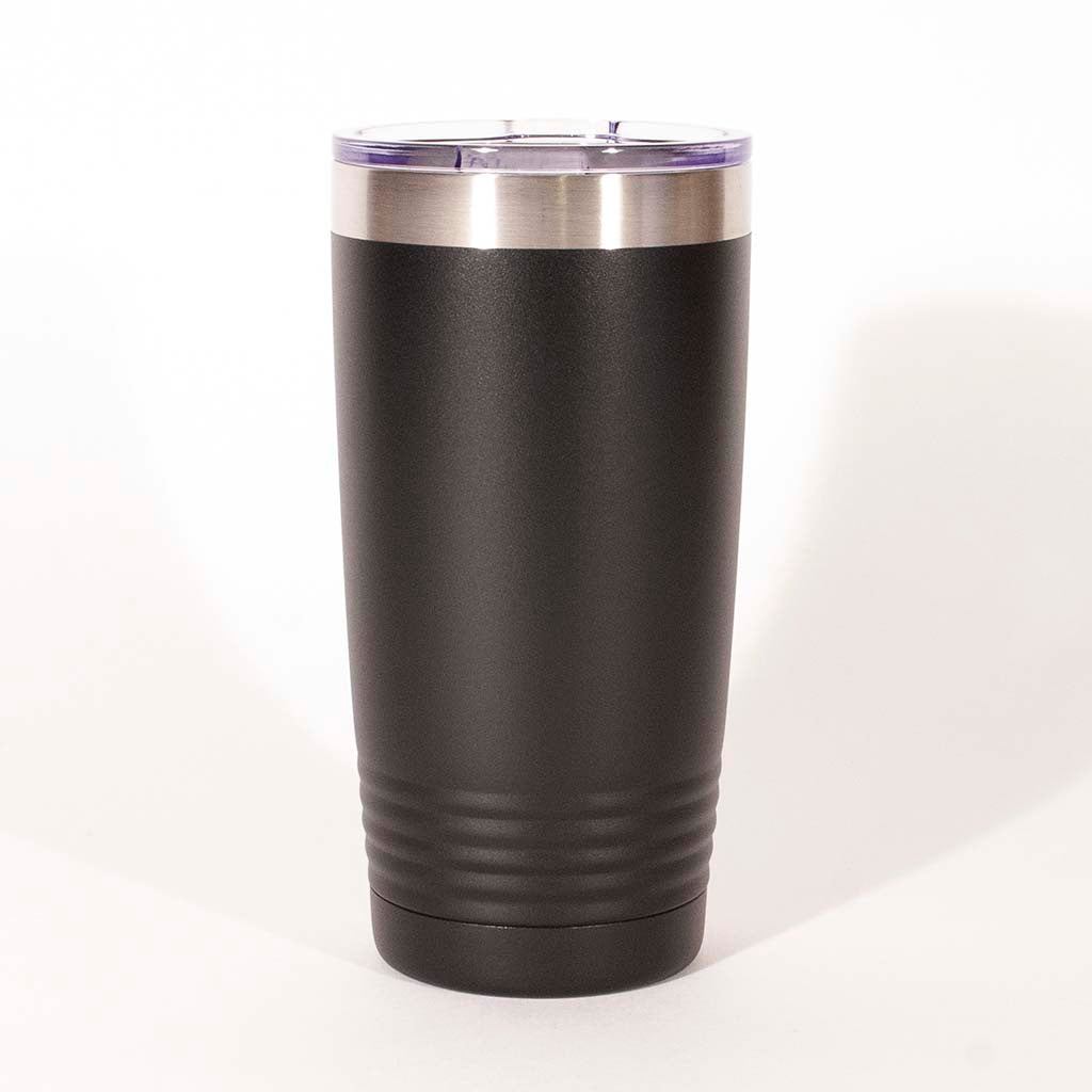 Black 20 ounce tumbler - Dailey Woodworking