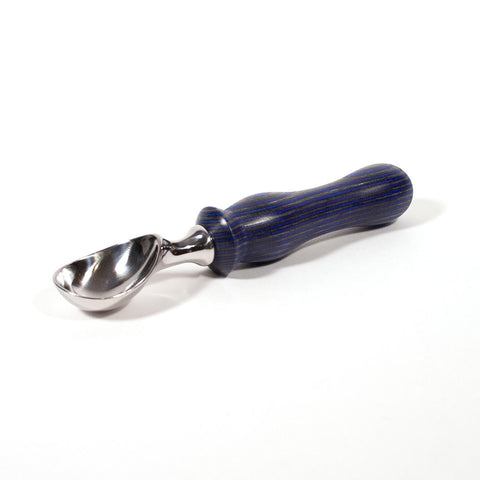 Blue and Black laminated Ice Cream Scoop - Dailey Woodworking